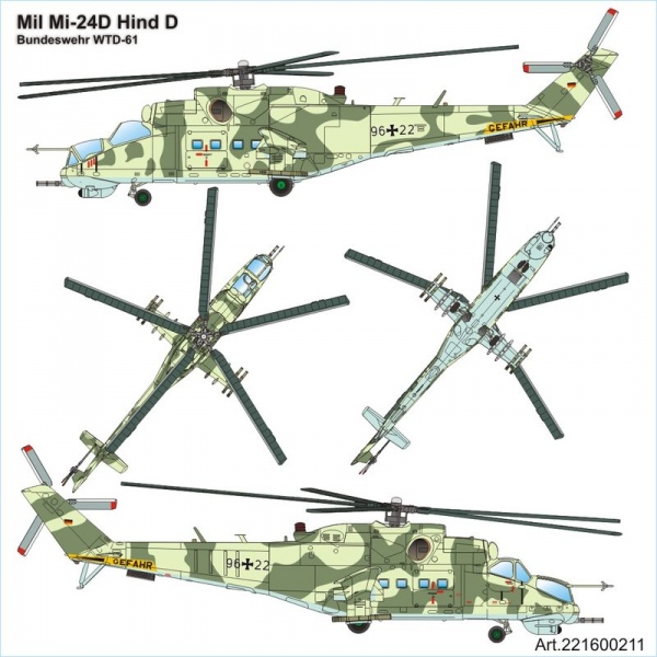 MIL MI-24D Hind attack helicopter of German Bundeswehr WTD-61<br /><a href='images/pictures/ETH_Arsenal/221600211.jpg' target='_blank'>Full size image</a>